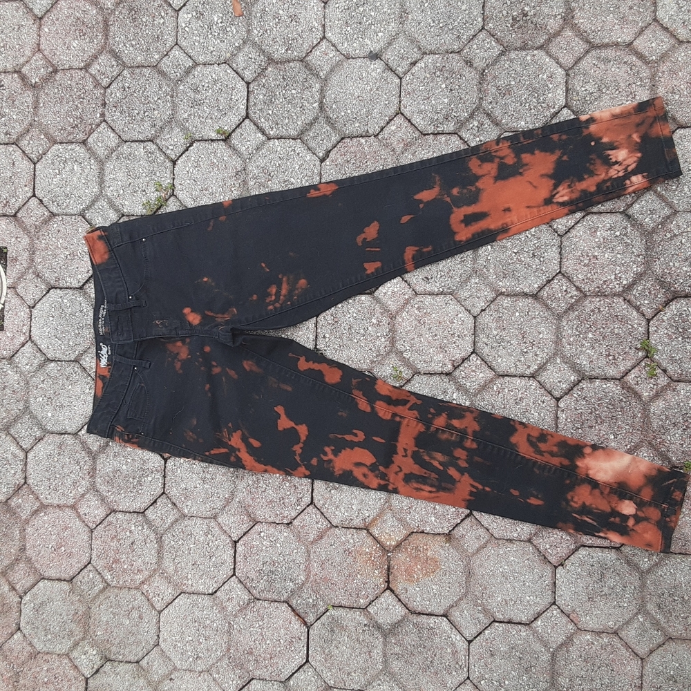 Custom Dyed Black Pants
